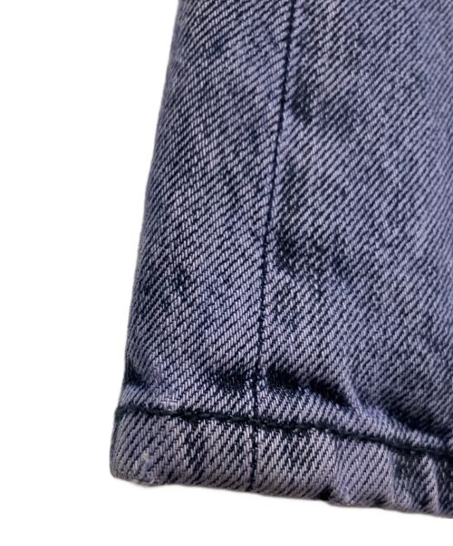CHANEL（シャネル）CHANEL (シャネル) パールワイドバギーデニムパンツ パープル サイズ:SIZE 34の古着・服飾アイテム