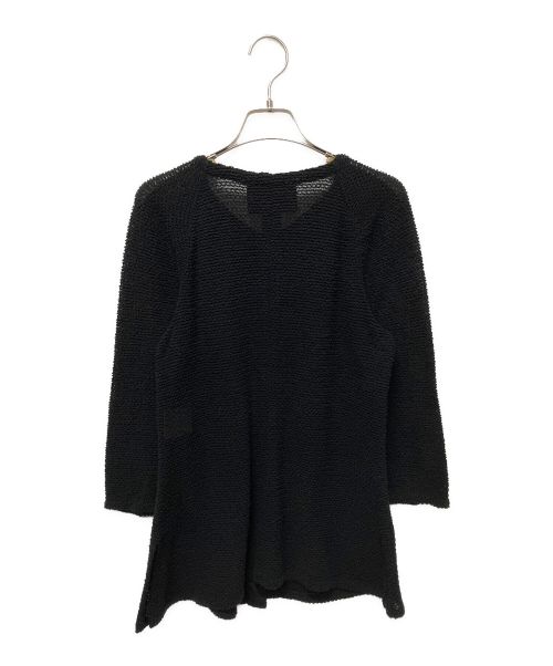 CHANEL（シャネル）CHANEL (シャネル) ホースボタンニットカーディガン ブラック サイズ:40の古着・服飾アイテム