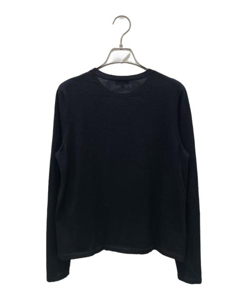 CHANEL（シャネル）CHANEL (シャネル) カメリアモチーフカシミヤニット ブラック サイズ:36の古着・服飾アイテム