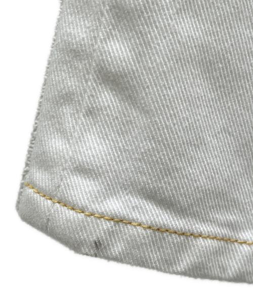 CHANEL（シャネル）CHANEL (シャネル) ココマーク ワイド デニム パンツ ホワイト サイズ:34の古着・服飾アイテム