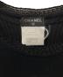中古・古着 CHANEL (シャネル) フロントCOCOマーク半袖ニット ブラック サイズ:38：70000円