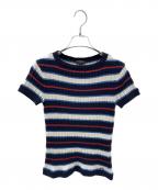 CHANELシャネル）の古着「ボーダーリブニット」