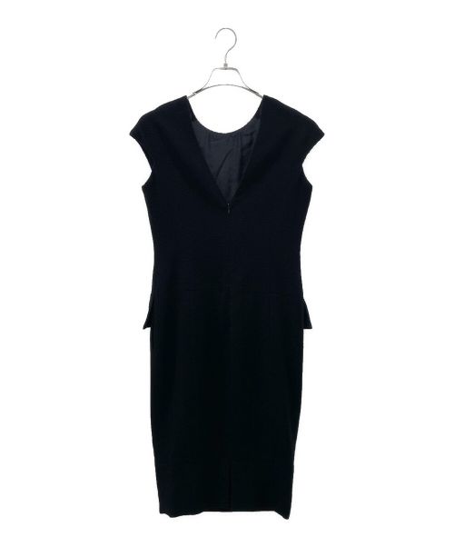 CHANEL（シャネル）CHANEL (シャネル) ノースリーブ シルク混 ワンピース ブラック サイズ:40の古着・服飾アイテム