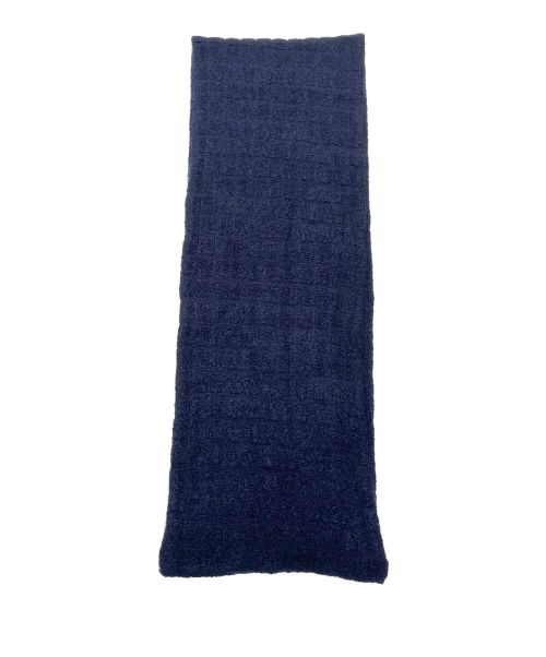 CHANEL（シャネル）CHANEL (シャネル) カシミヤ混マフラー ネイビーの古着・服飾アイテム