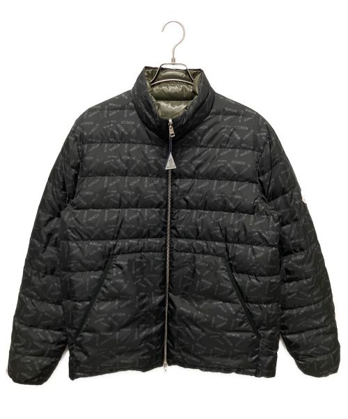 MONCLER（モンクレール）MONCLER (モンクレール) POUCTAL /リバーシブルダウンジャケット ブラック×オリーブ サイズ:4の古着・服飾アイテム