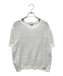 CHANEL（シャネル）の古着「ココマークレースカットソー」｜ホワイト