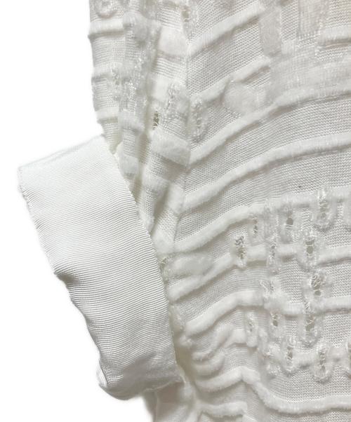 CHANEL（シャネル）CHANEL (シャネル) ココマークレースカットソー ホワイト サイズ:Sの古着・服飾アイテム