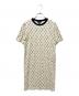 LOUIS VUITTON（ルイ ヴィトン）の古着「23SS モノグラム ショートスリーブワンピース」｜アイボリー