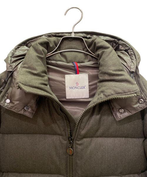 MONCLER（モンクレール）MONCLER (モンクレール) MONTGENEVRE /ダウンジャケット オリーブ サイズ:1の古着・服飾アイテム