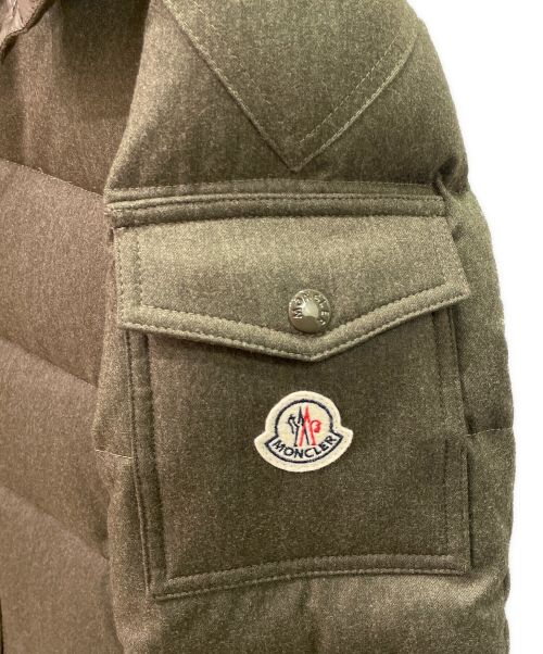 MONCLER（モンクレール）MONCLER (モンクレール) MONTGENEVRE /ダウンジャケット オリーブ サイズ:1の古着・服飾アイテム