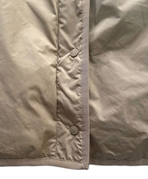 MONCLER（モンクレール）MONCLER (モンクレール) MAUVE/ダウンコート ベージュ サイズ:00の古着・服飾アイテム