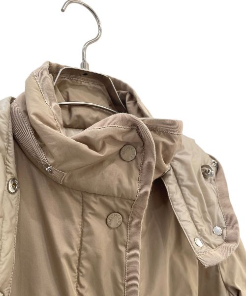 MONCLER（モンクレール）MONCLER (モンクレール) MAUVE/ダウンコート ベージュ サイズ:00の古着・服飾アイテム