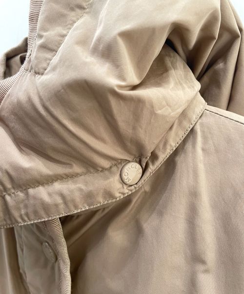 MONCLER（モンクレール）MONCLER (モンクレール) MAUVE/ダウンコート ベージュ サイズ:00の古着・服飾アイテム