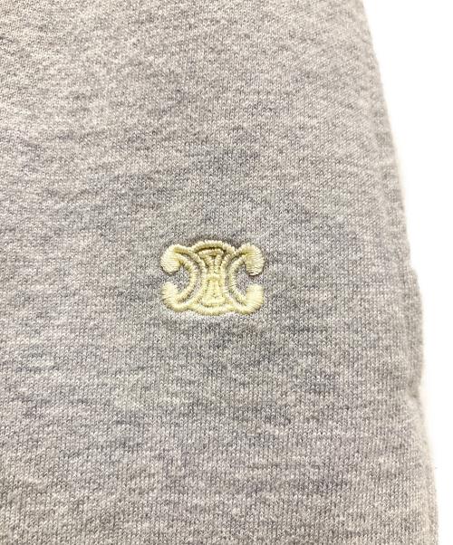 CELINE（セリーヌ）CELINE (セリーヌ) トリオンフロゴスウェットショートパンツ ライトグレー サイズ:Lの古着・服飾アイテム