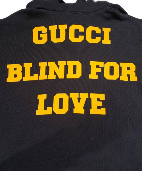 GUCCI（グッチ）GUCCI (グッチ) カレッジロゴパーカー ブラック サイズ:XXXSの古着・服飾アイテム