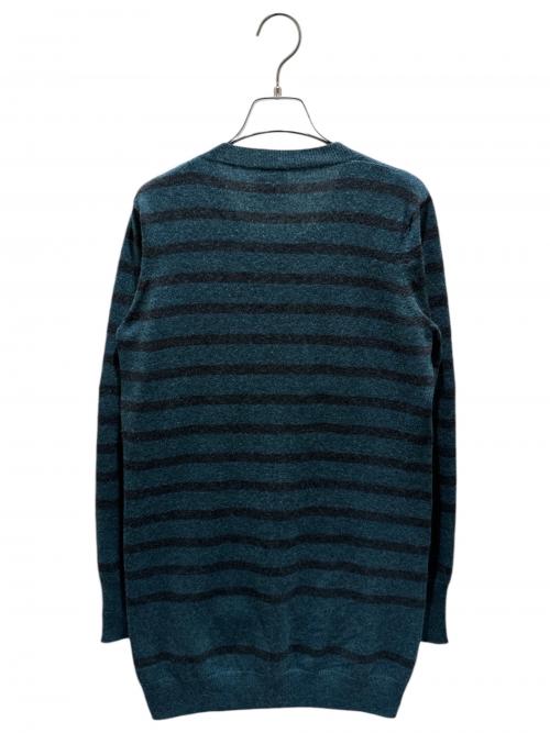 CHANEL（シャネル）CHANEL (シャネル) カシミヤボーダーワンピース ネイビー サイズ:40の古着・服飾アイテム