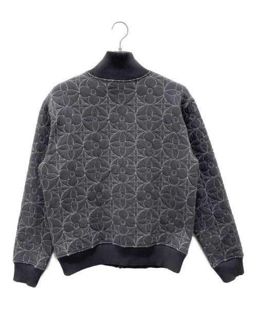 LOUIS VUITTON（ルイ ヴィトン）LOUIS VUITTON (ルイ ヴィトン) ジップスルーモノグラムフラワーブルゾン グレー サイズ:Ｍの古着・服飾アイテム