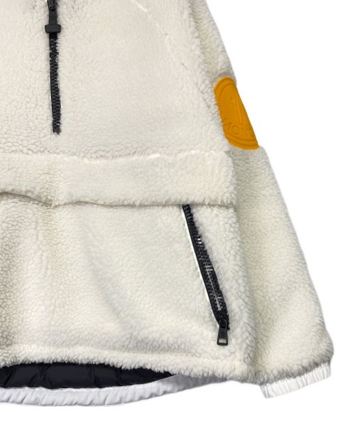 MONCLER（モンクレール）MONCLER (モンクレール) OFFWHITE (オフホワイト) TRESTRIGNEL/ボアダウンジャケット ホワイトの古着・服飾アイテム