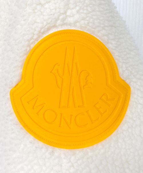 MONCLER（モンクレール）MONCLER (モンクレール) OFFWHITE (オフホワイト) TRESTRIGNEL/ボアダウンジャケット ホワイトの古着・服飾アイテム