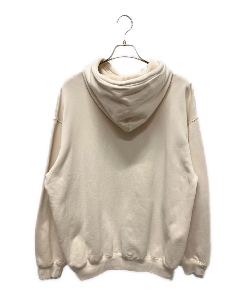BALENCIAGA（バレンシアガ）BALENCIAGA (バレンシアガ) SPONSOR MEDIUM FIT HOODIE/ロゴパーカー ベージュ サイズ:Sの古着・服飾アイテム