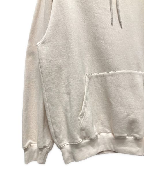 BALENCIAGA（バレンシアガ）BALENCIAGA (バレンシアガ) SPONSOR MEDIUM FIT HOODIE/ロゴパーカー ベージュ サイズ:Sの古着・服飾アイテム
