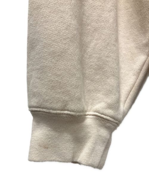 BALENCIAGA（バレンシアガ）BALENCIAGA (バレンシアガ) SPONSOR MEDIUM FIT HOODIE/ロゴパーカー ベージュ サイズ:Sの古着・服飾アイテム