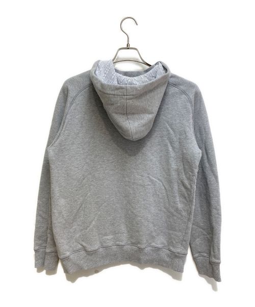 Dior（ディオール）Dior (ディオール) オブリークロゴパッチスウェットプルオーバーパーカー グレー サイズ:Sの古着・服飾アイテム