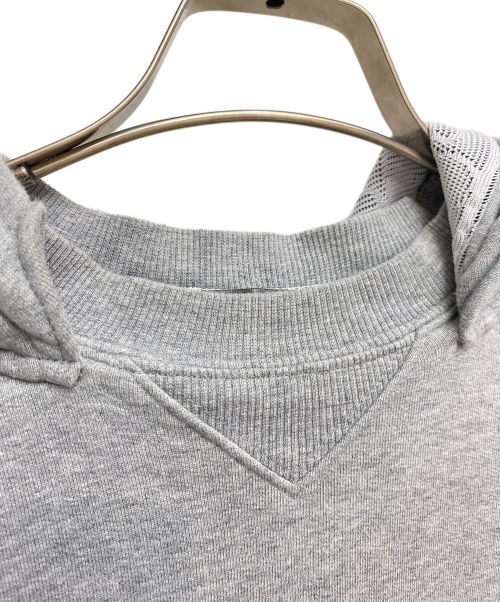 Dior（ディオール）Dior (ディオール) オブリークロゴパッチスウェットプルオーバーパーカー グレー サイズ:Sの古着・服飾アイテム