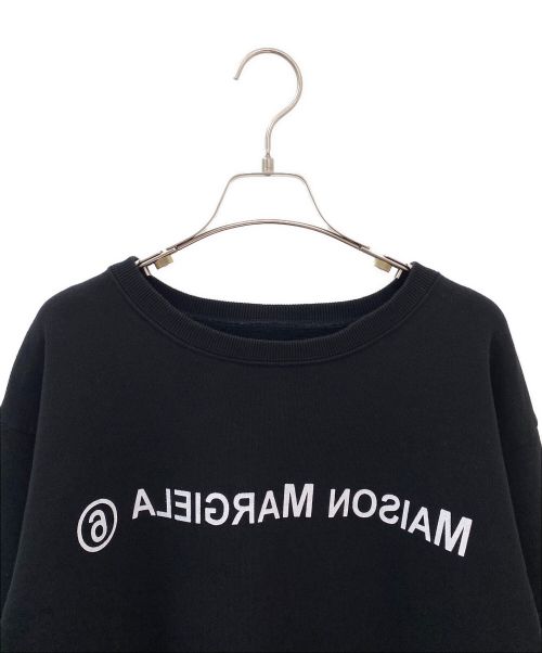 MARTIN MARGIELA（マルタン・マルジェラ）MARTIN MARGIELA (マルタン・マルジェラ) ロゴクロップドスウェット ブラック サイズ:Sの古着・服飾アイテム