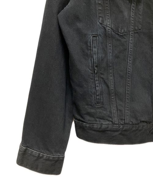 BALENCIAGA（バレンシアガ）BALENCIAGA (バレンシアガ) バックロゴ デニムジャケット ブラック サイズ:34の古着・服飾アイテム