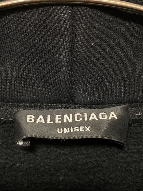BALENCIAGA（バレンシアガ）BALENCIAGA (バレンシアガ) SLIME HOODIE WIDE FIT ブラック サイズ:2の古着・服飾アイテム
