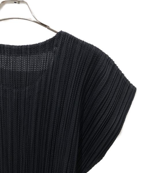 PLEATS PLEASE（プリーツプリーズ）PLEATS PLEASE (プリーツプリーズ) プリーツチュニック ブラック サイズ:4の古着・服飾アイテム