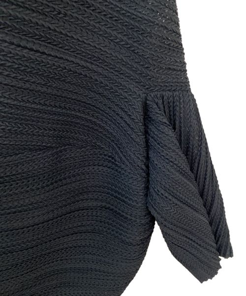 PLEATS PLEASE（プリーツプリーズ）PLEATS PLEASE (プリーツプリーズ) プリーツボレロカーディガン ブラック サイズ:-の古着・服飾アイテム