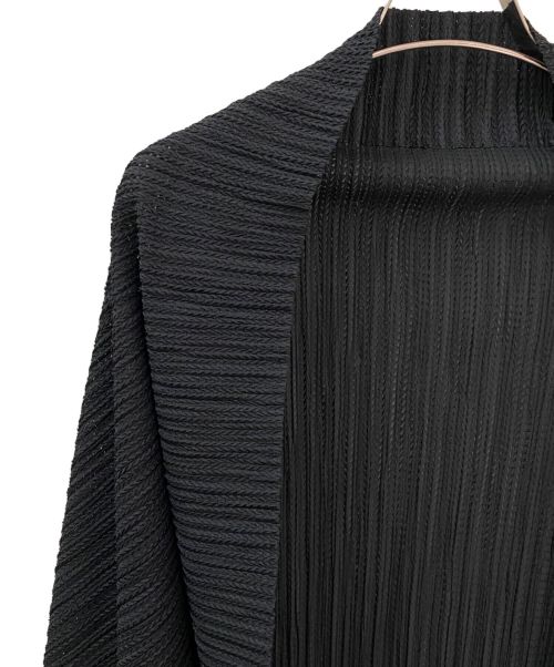 PLEATS PLEASE（プリーツプリーズ）PLEATS PLEASE (プリーツプリーズ) プリーツボレロカーディガン ブラック サイズ:-の古着・服飾アイテム