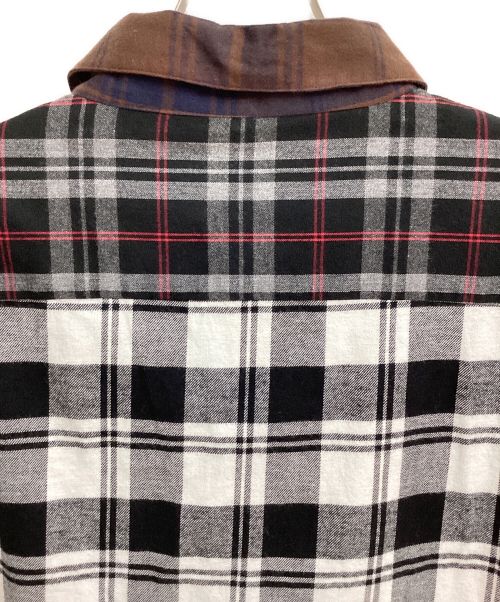 LOEWE（ロエベ）LOEWE (ロエベ) パッチワークオーバーサイズシャツ サイズ:39の古着・服飾アイテム