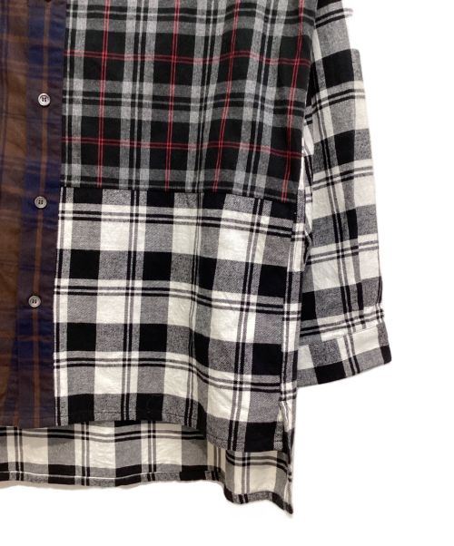 LOEWE（ロエベ）LOEWE (ロエベ) パッチワークオーバーサイズシャツ サイズ:39の古着・服飾アイテム