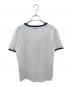 CELINE (セリーヌ) CELINE PARIS Tシャツ ホワイト×ネイビー サイズ:S：55000円