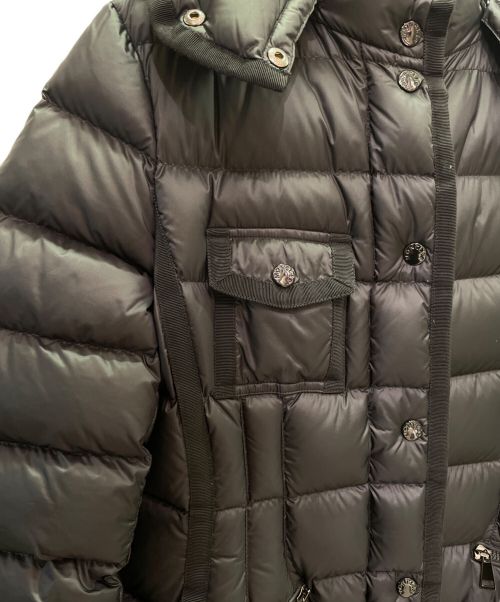 MONCLER（モンクレール）MONCLER (モンクレール) HERMINE/ダウンコート ブラック サイズ:3の古着・服飾アイテム