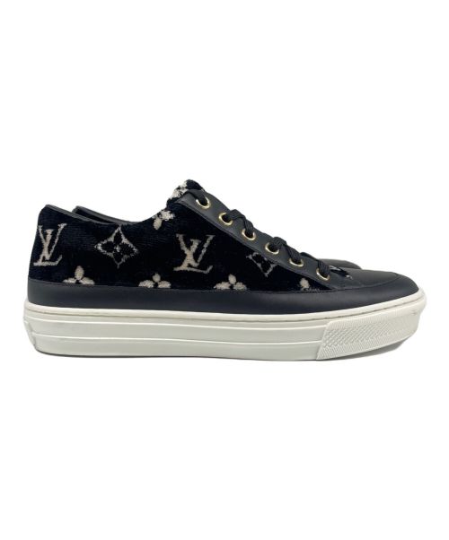 LOUIS VUITTON（ルイ ヴィトン）LOUIS VUITTON (ルイ ヴィトン) ステラーライン モノグラム ベロアスニーカー ブラック サイズ:36 1/2の古着・服飾アイテム