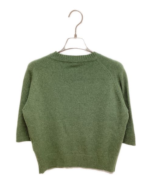 GUCCI（グッチ）GUCCI (グッチ) カシミヤビットニット オリーブ サイズ:Sの古着・服飾アイテム