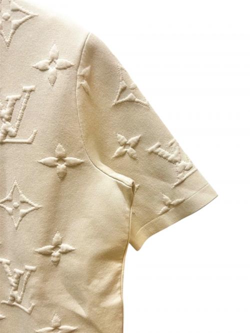 LOUIS VUITTON（ルイ ヴィトン）LOUIS VUITTON (ルイ ヴィトン) エンボスモノグラムTシャツ ベージュ サイズ:Mの古着・服飾アイテム