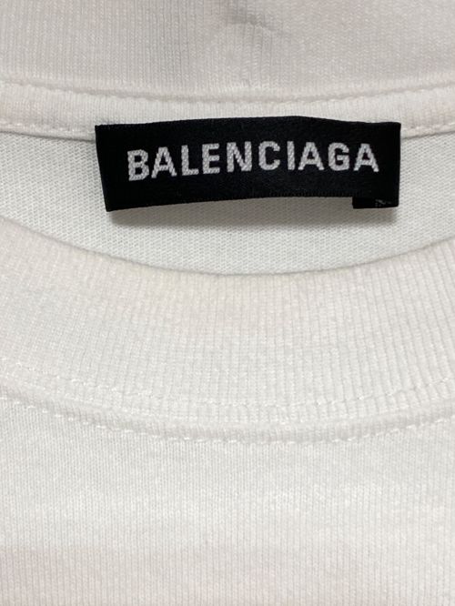 BALENCIAGA（バレンシアガ）BALENCIAGA (バレンシアガ) ロゴTシャツ ホワイト サイズ:XSの古着・服飾アイテム