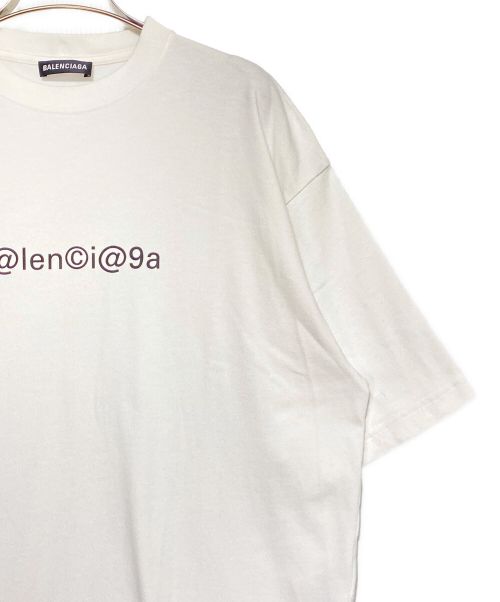 BALENCIAGA（バレンシアガ）BALENCIAGA (バレンシアガ) ロゴTシャツ ホワイト サイズ:XSの古着・服飾アイテム