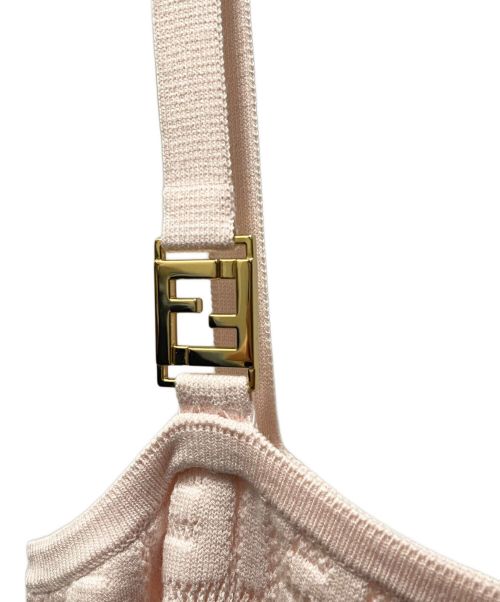 FENDI（フェンディ）FENDI (フェンディ) エンボスズッカキャミワンピース ピンク サイズ:36の古着・服飾アイテム