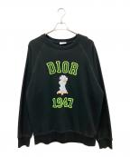 Diorディオール）の古着「ダメージ加工Boddyリラックスフィットスウェット」｜ブラック