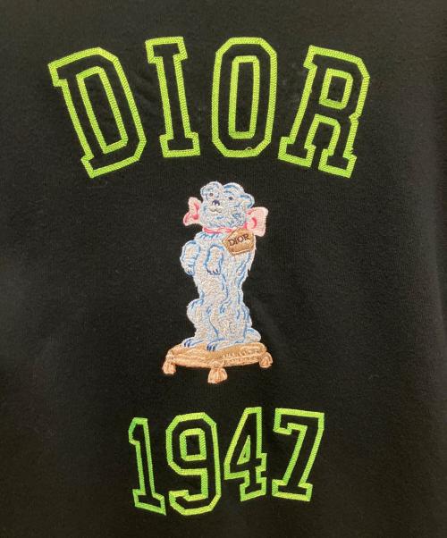 Dior（ディオール）Dior (ディオール) ダメージ加工Boddyリラックスフィットスウェット ブラック サイズ:Lの古着・服飾アイテム