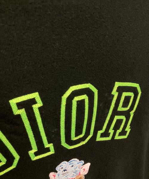 Dior（ディオール）Dior (ディオール) ダメージ加工Boddyリラックスフィットスウェット ブラック サイズ:Lの古着・服飾アイテム