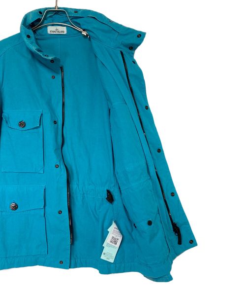 STONE ISLAND（ストーンアイランド）STONE ISLAND (ストーンアイランド) コットンコーデュラフィールドジャケット スカイブルー サイズ:Mの古着・服飾アイテム