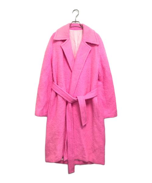 HELMUT LANG（ヘルムートラング）HELMUT LANG (ヘルムートラング) ベルテッドコート ショッキングピンク サイズ:Sの古着・服飾アイテム