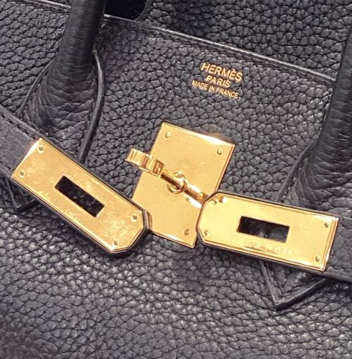 HERMES（エルメス）HERMES (エルメス) バーキン30/ハンドバッグ/シルバー金具/トリヨンクレマンス/▢N刻印 ブラック サイズ:30の古着・服飾アイテム